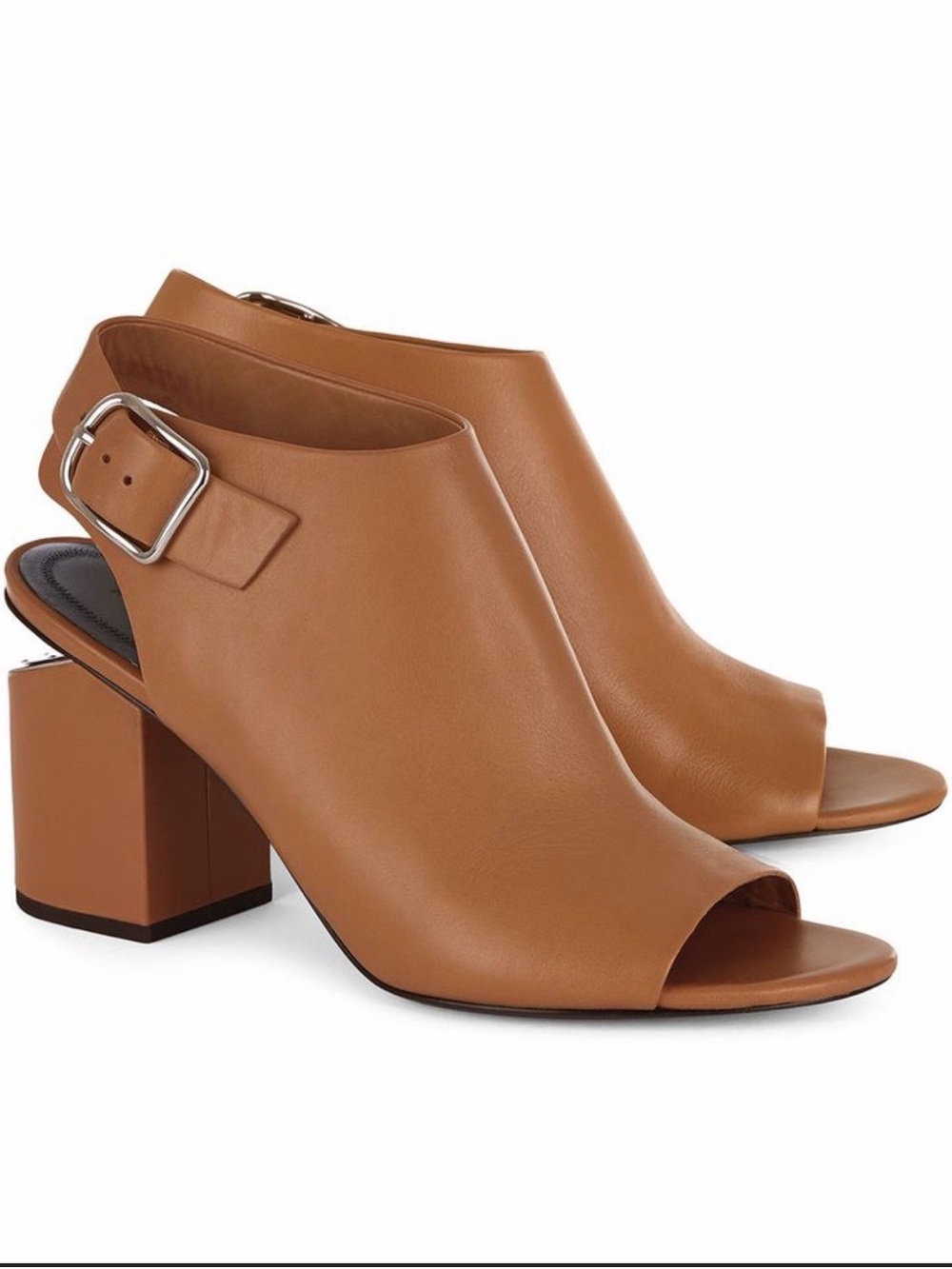 Alexander Wang Nadia Leather Slingback Sandals